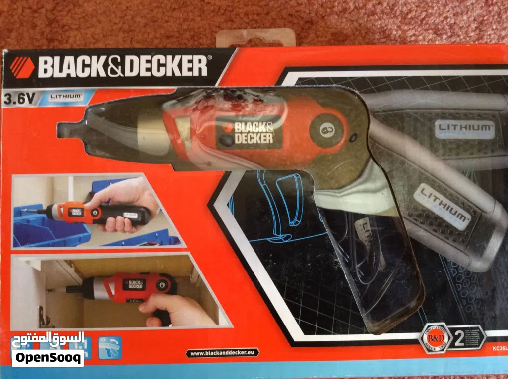 مفك براغي ودادوات black & decker