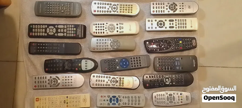 ريموت شاشه وتلفزيون ورسيفر للبيع