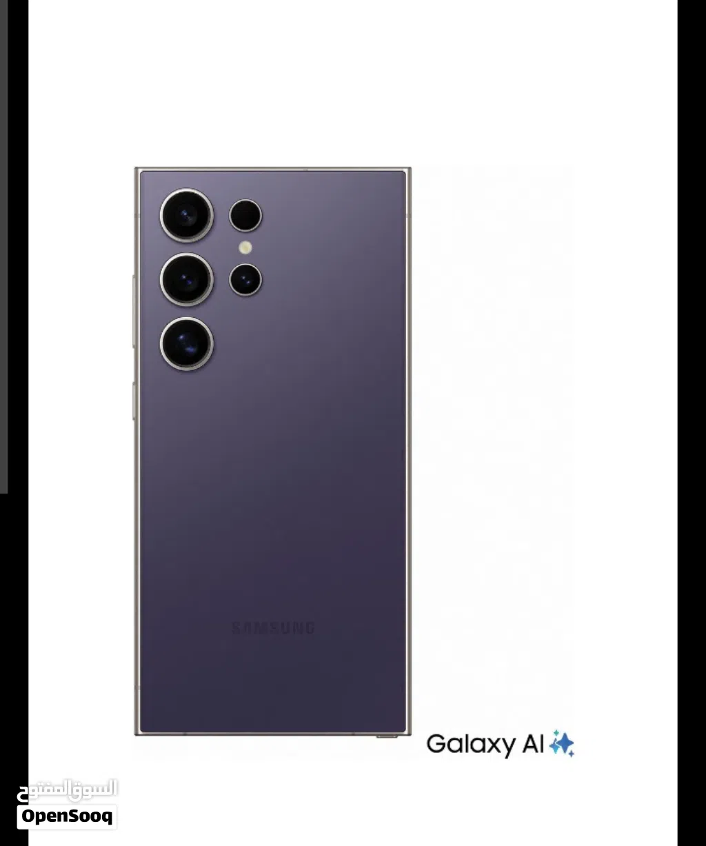 Samsung Galaxy S24 Ultra الشاشه شغاله وما بتعلق في كسر خفيف الباك مكسور