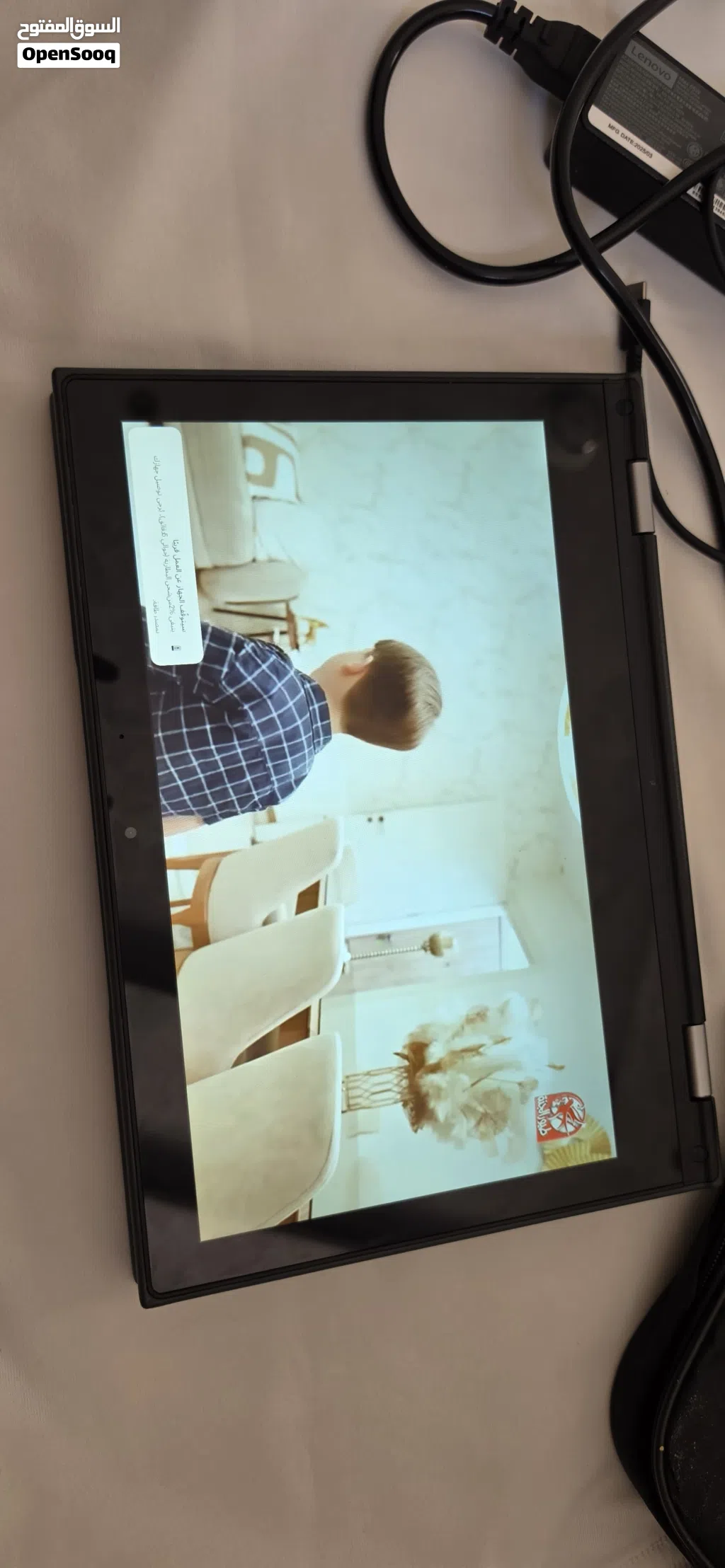 لابتوب Lenovo Chromebook لمس (2 في 1) بحالة ممتازة – بسعر لقطة 45 ر.ع