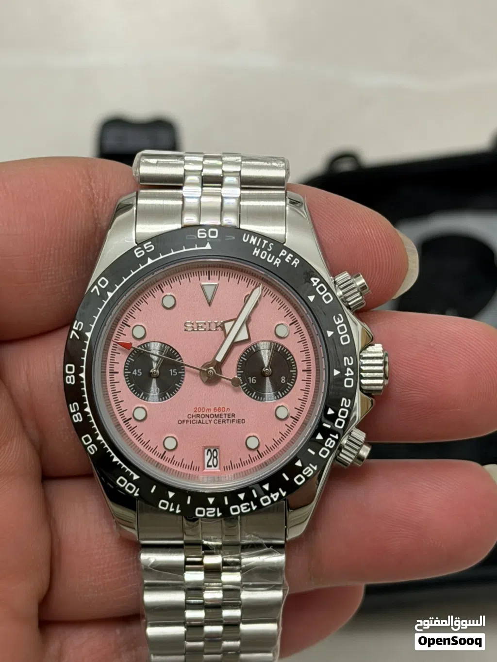 سيكو جديدة/Seiko Inspired ByTudor Black Bay Chrono