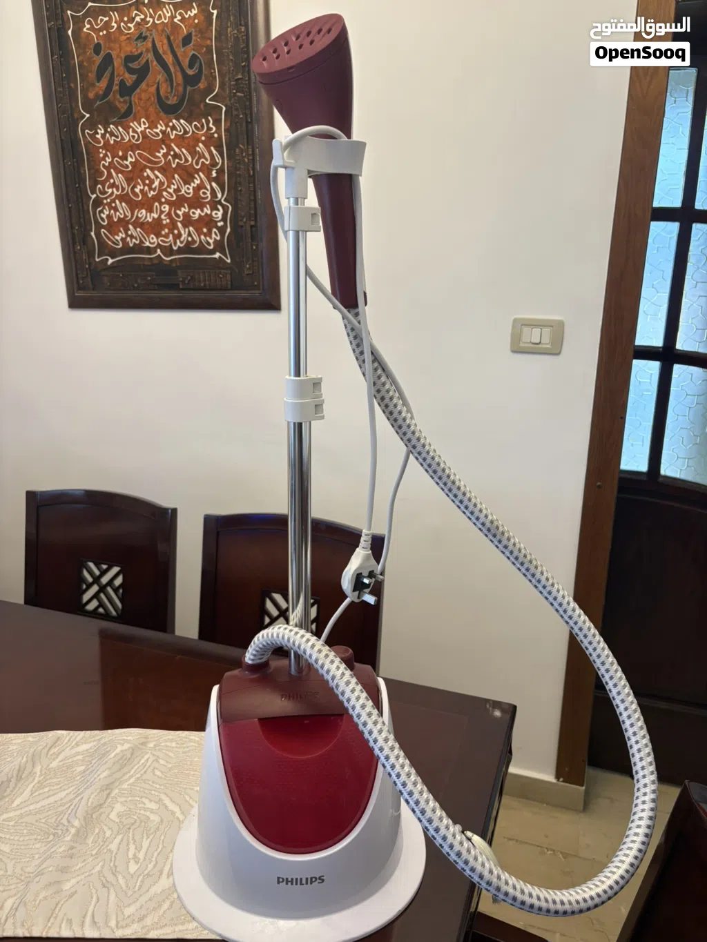 مكوى بخار فلبس ومكوى هوم اليكتريك ومكاوي طاولة بحال الجديد شغال مية بالمية