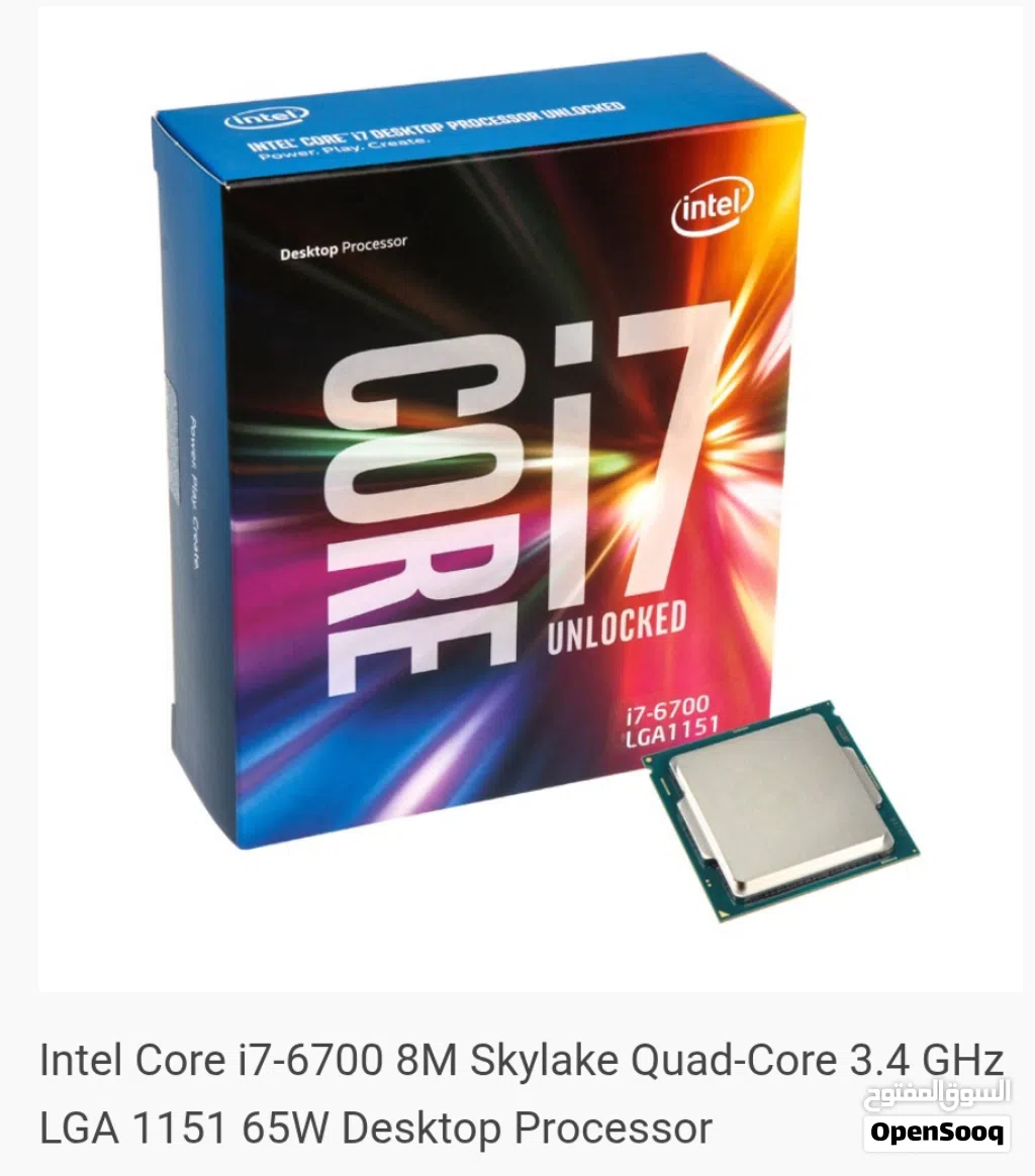 i7 6700 + matharbord B150 M PRO +مبرد هوائي من كولر ماستر