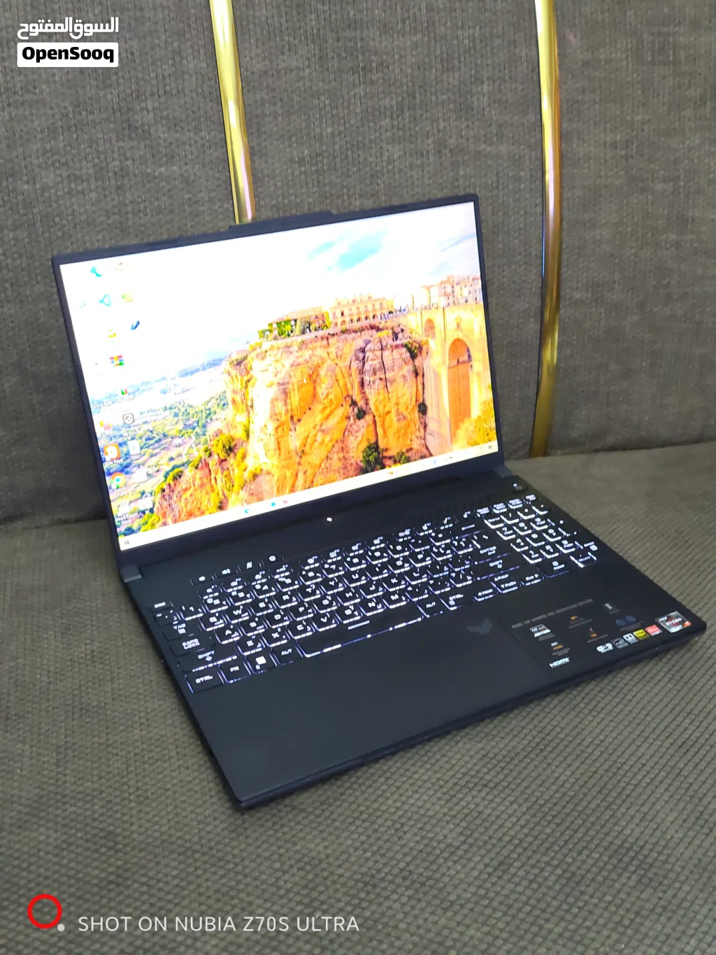 ASUS TUF A16 ADVANTAGE EDITION RYZEN 7 RX 7600S لابتوب العاب قوي جدا للبيع