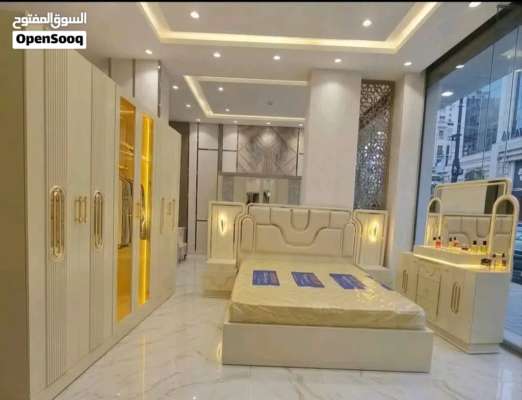 غرف نوم ملكي تصميم فاخر