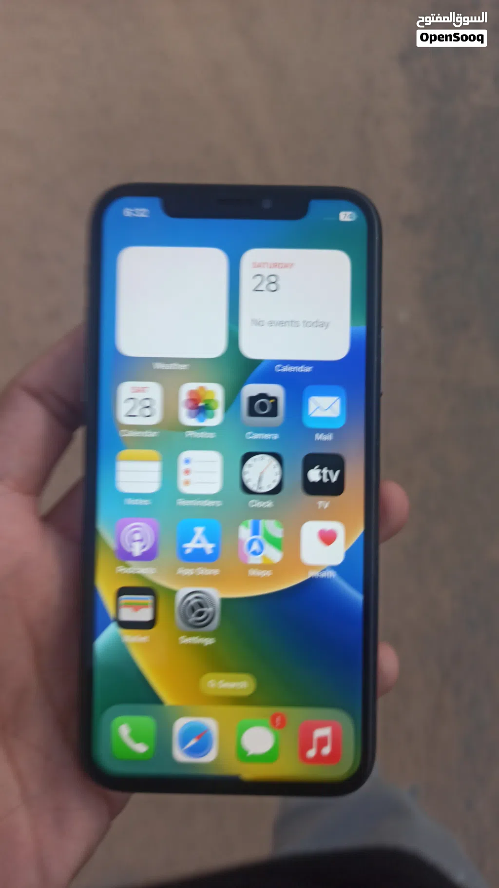 iphone x black 64gb no open no repair.