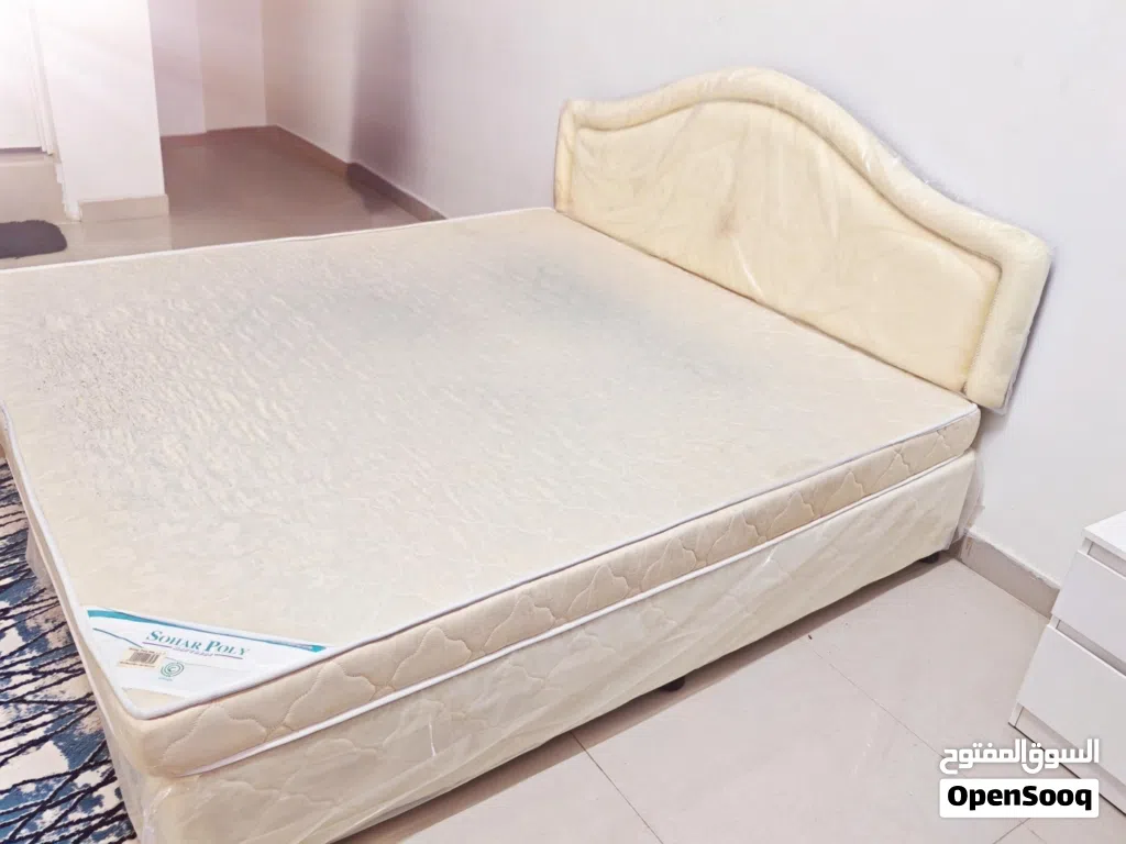 King size cot with mattress