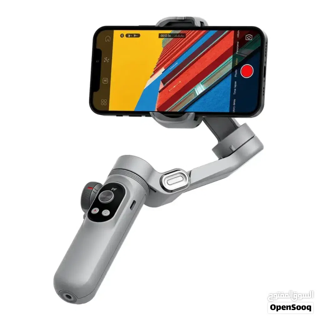 WiWU 3-Axis Stabilized Gimbal Stick Wi-SE007 - White جيمبل مثبت من ويوو