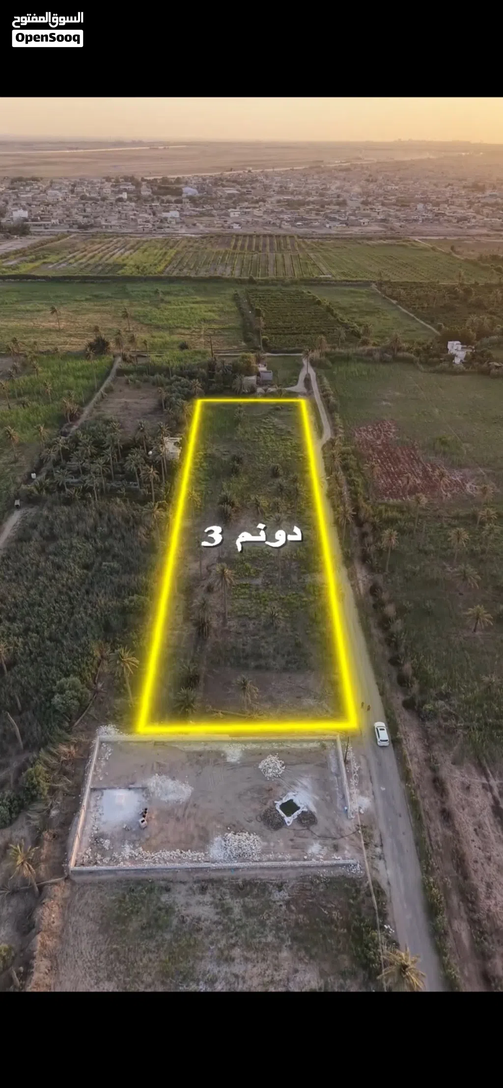 دوانم للبيع بستان قريبة من نهر الفرات (شط الكوفة)