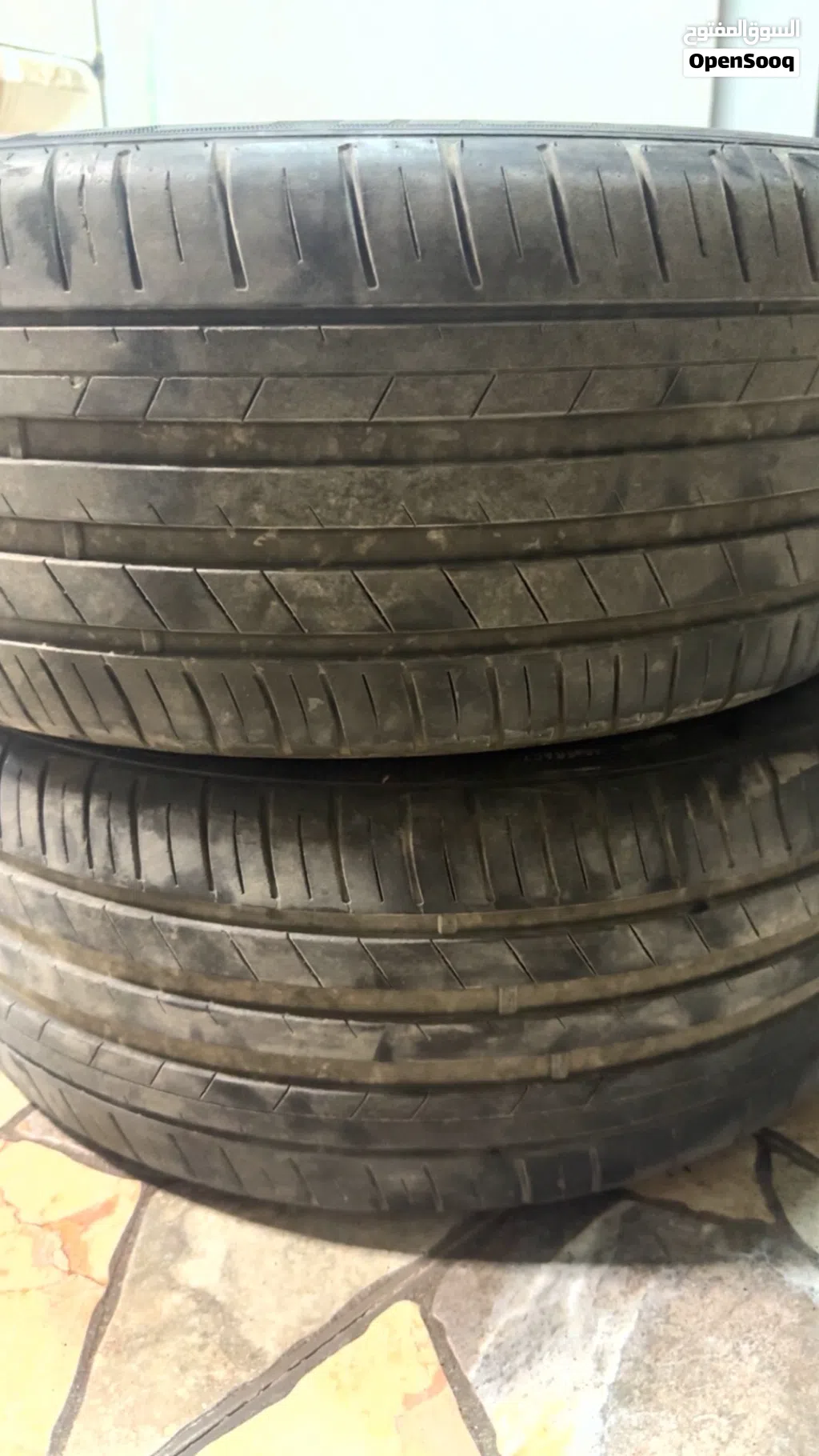للبيع اربع اطارات مستعمله
