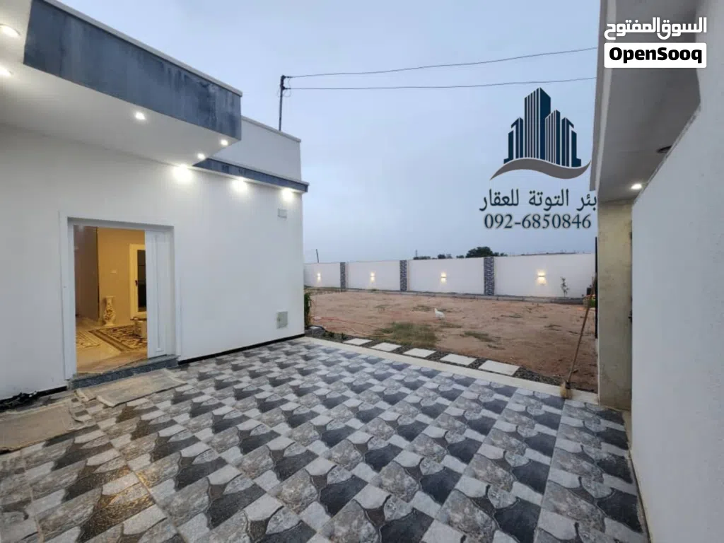 منزل تشطيب حديث قصر بن غشير بئر العالم