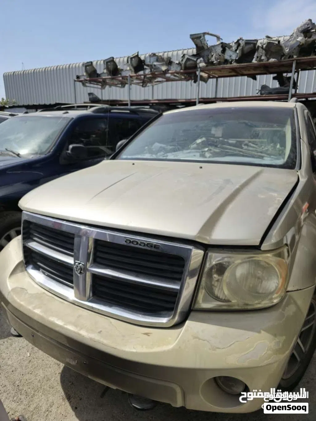 قطع غيار دودج درانجو فورويل 2008 نظيفه مكينة جير دفريشر دبل 8 سلندر