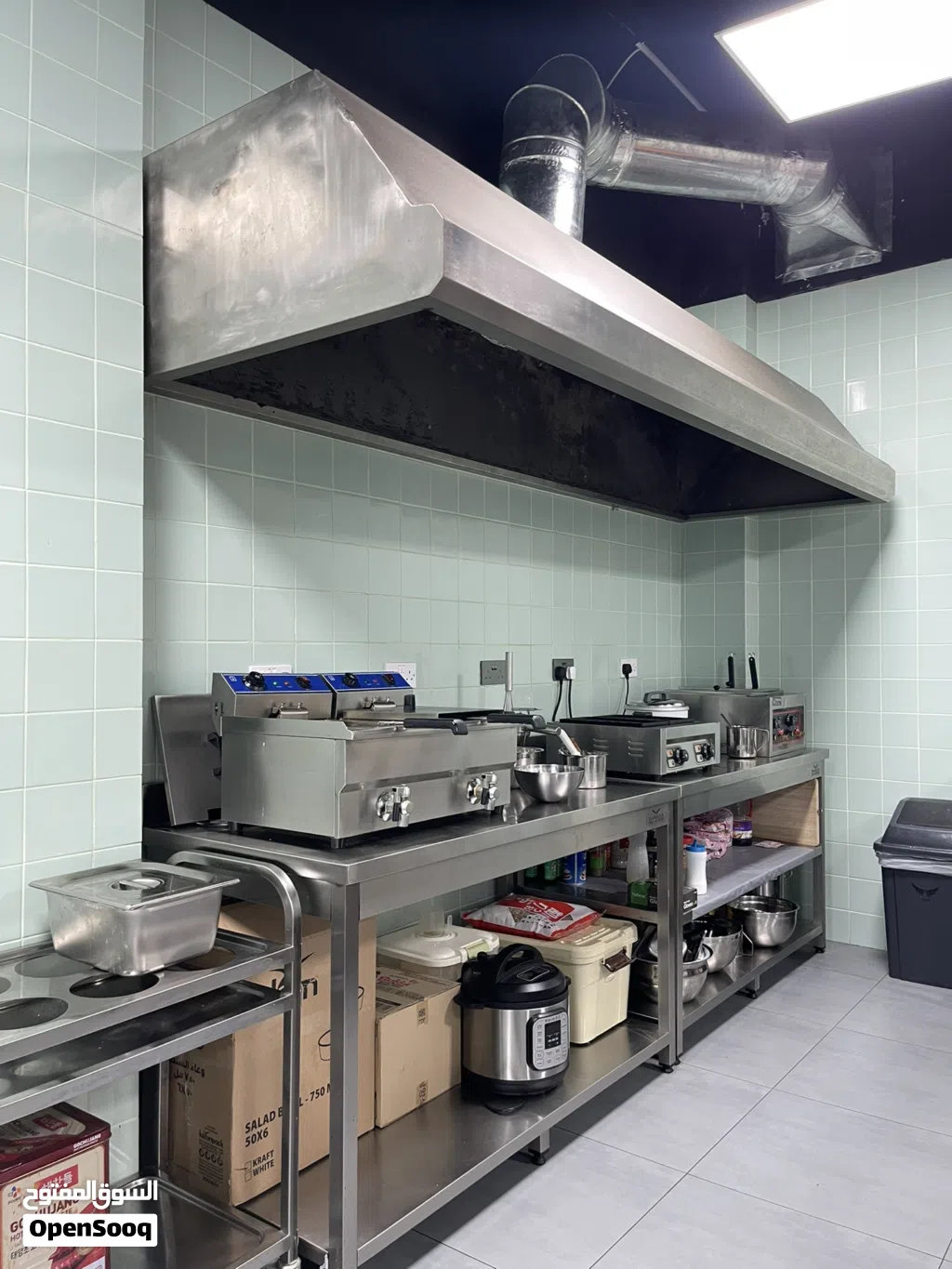 Heavy duty stainless steel tables and sinks