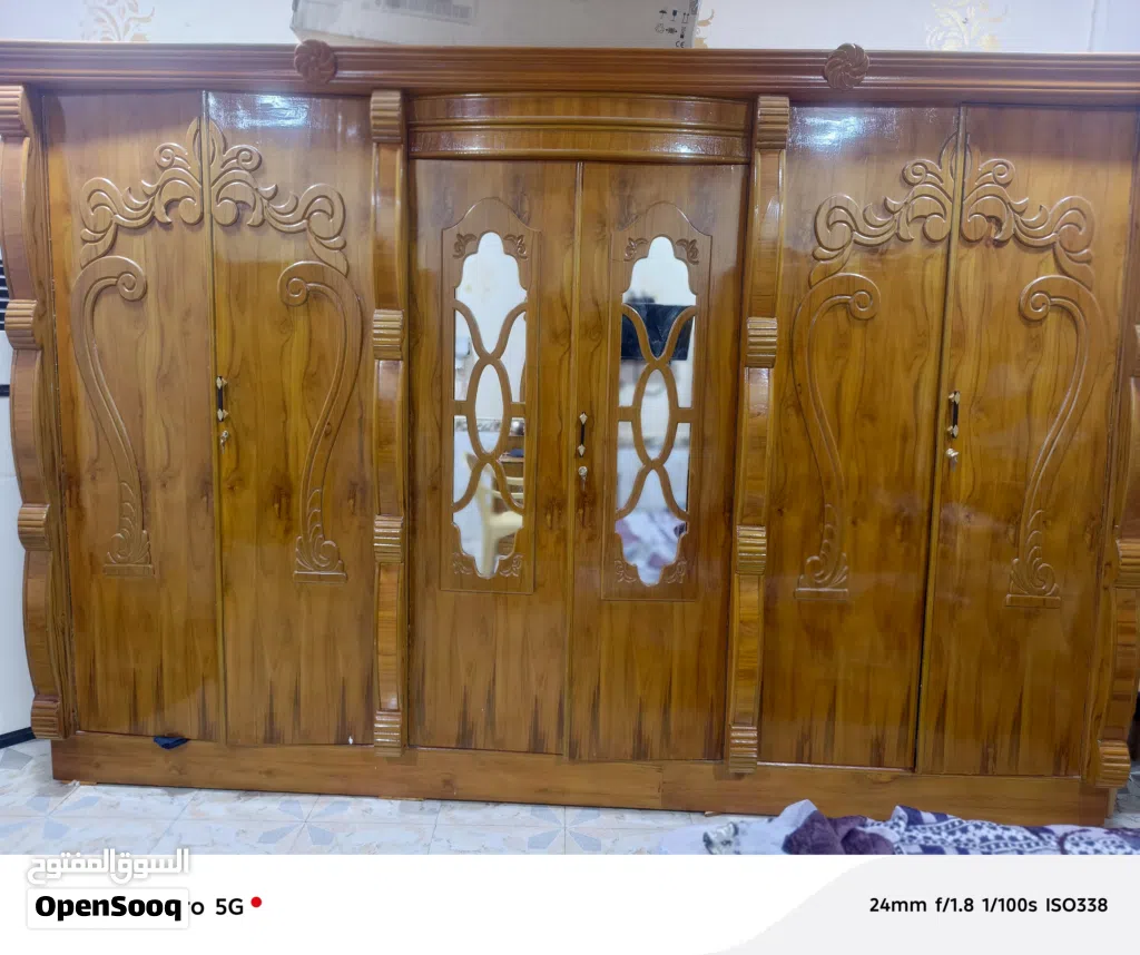 تفصال نجاره عراقيه غرفة اخشاب صاج داخل وخارج ام السته.. تسكام.. تسكام درجه اولى غرفه فول مستخدم اقل