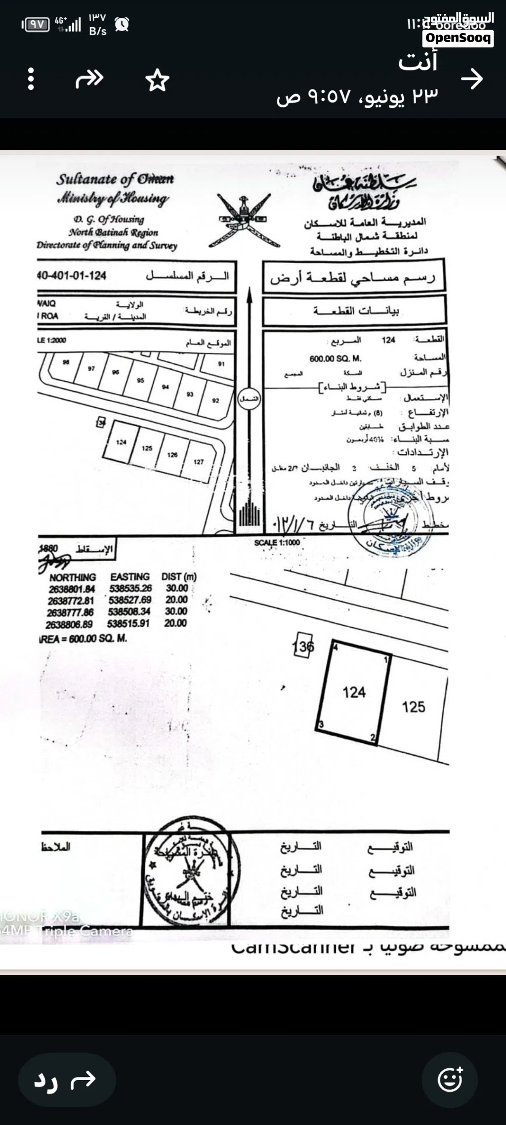 أرض سكنية للبيع