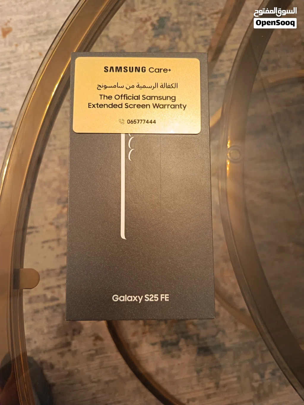 سامسونج S25 FE جديد - أسود 256 gb - بكرتونته لم يفتح و كفالته كاملة