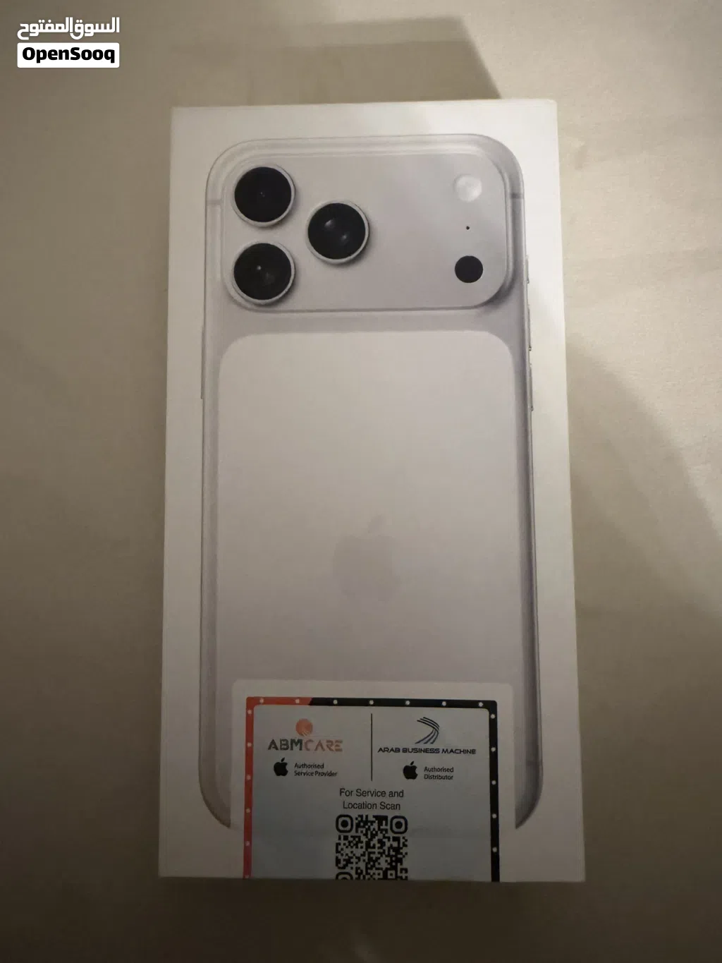 iPhone 17 pro max 256 جديد مع مدخل خط وكفاله سنتين