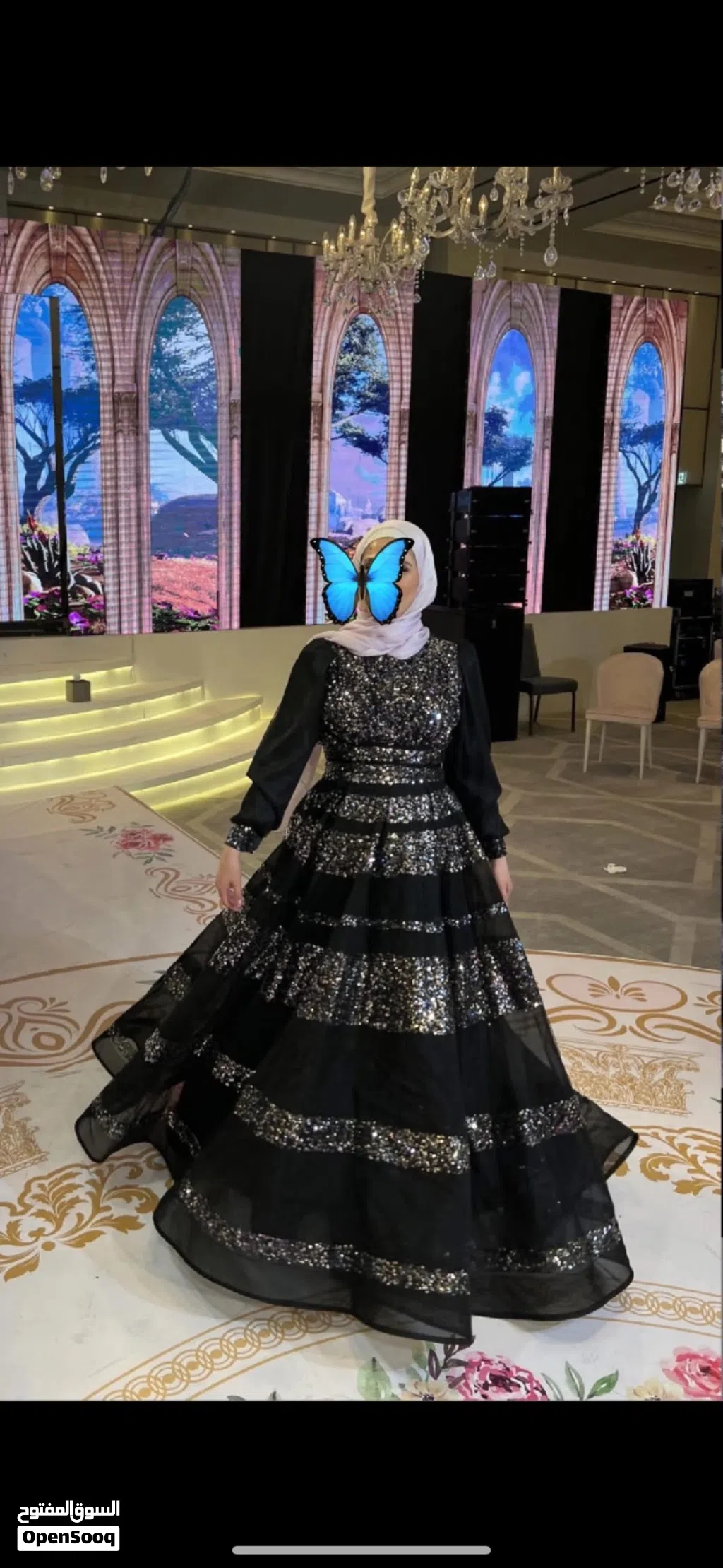 فستان فخم ملبوس مرة