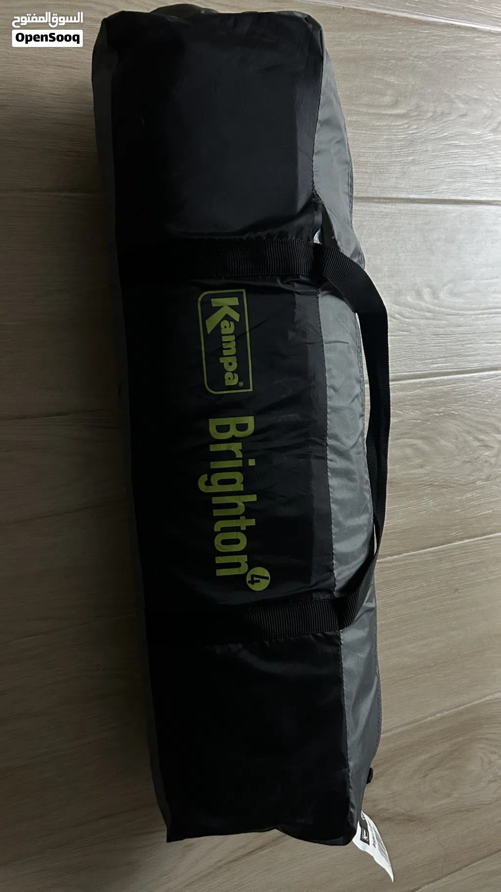 Kampa Brighton 4 Grey Tent, 4 Person, Waterproof, خيمة رمادية تسع 4 اشخاص، ضد المياة و واسعة جدا.