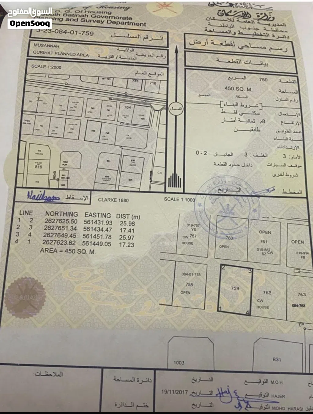 ارض للبيع في شعبيه قريحات