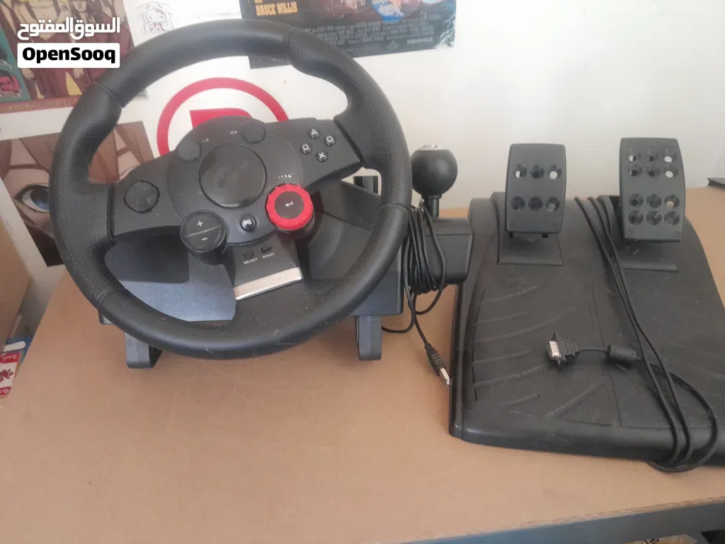 دواسة ودركسيون Logitech Driving Force GT (DFGT) للبيع الاستعمال خفيف ونظيف الاستلام من السالميه
