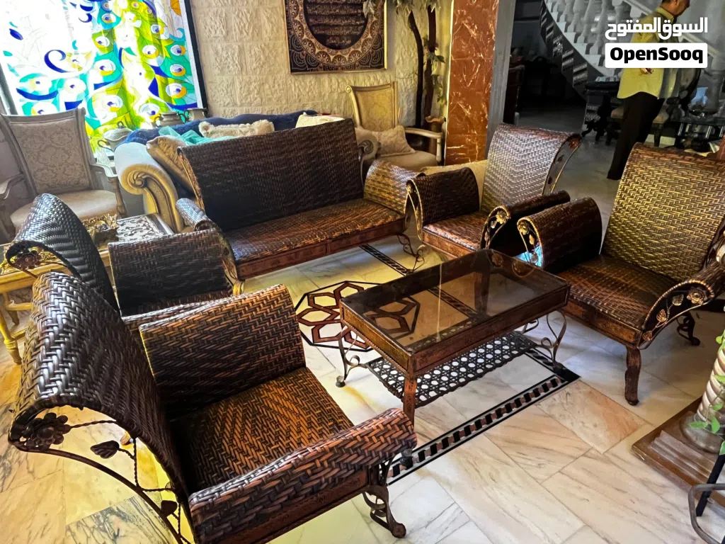 طقم كنب انتيكا نحاسي