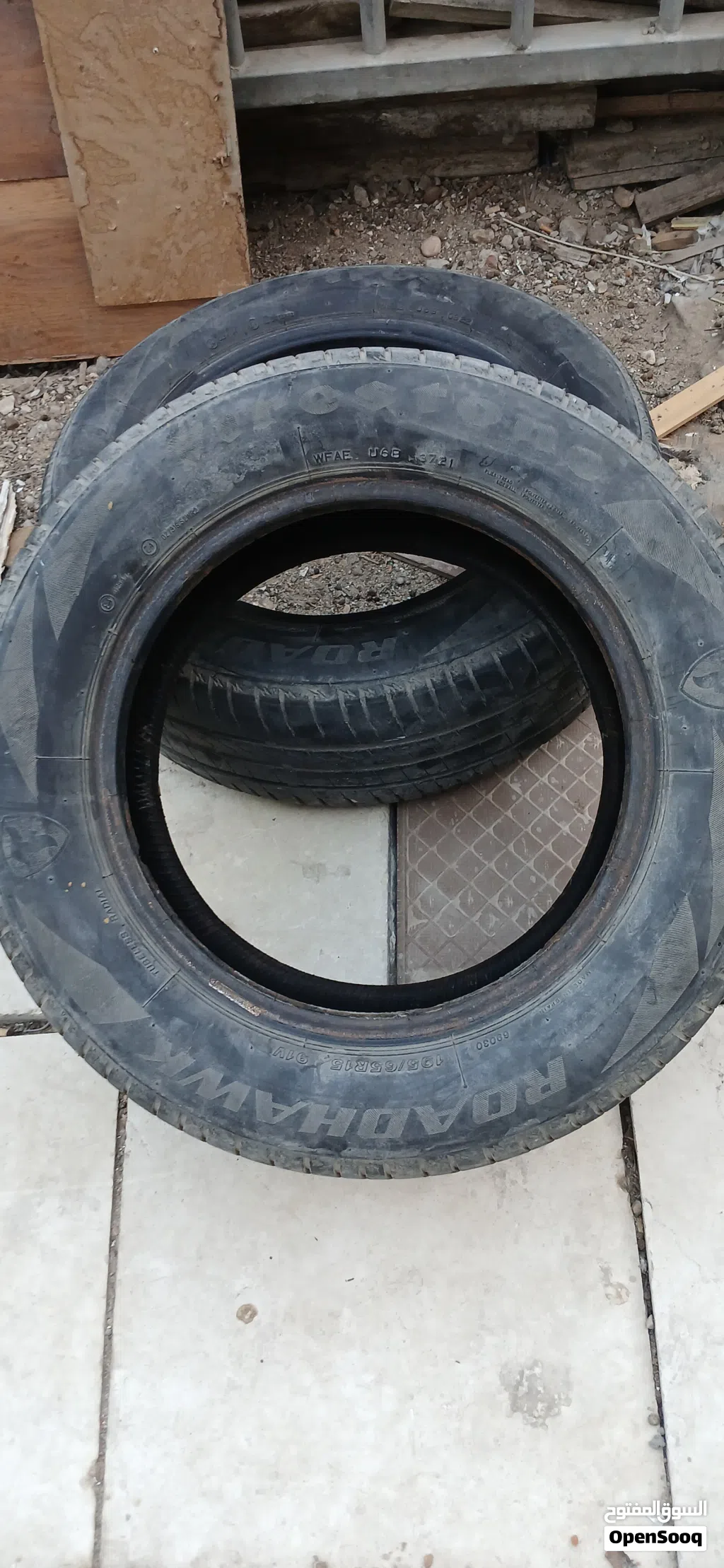 كاوتش 195/65/15 مستعمل فايرستون