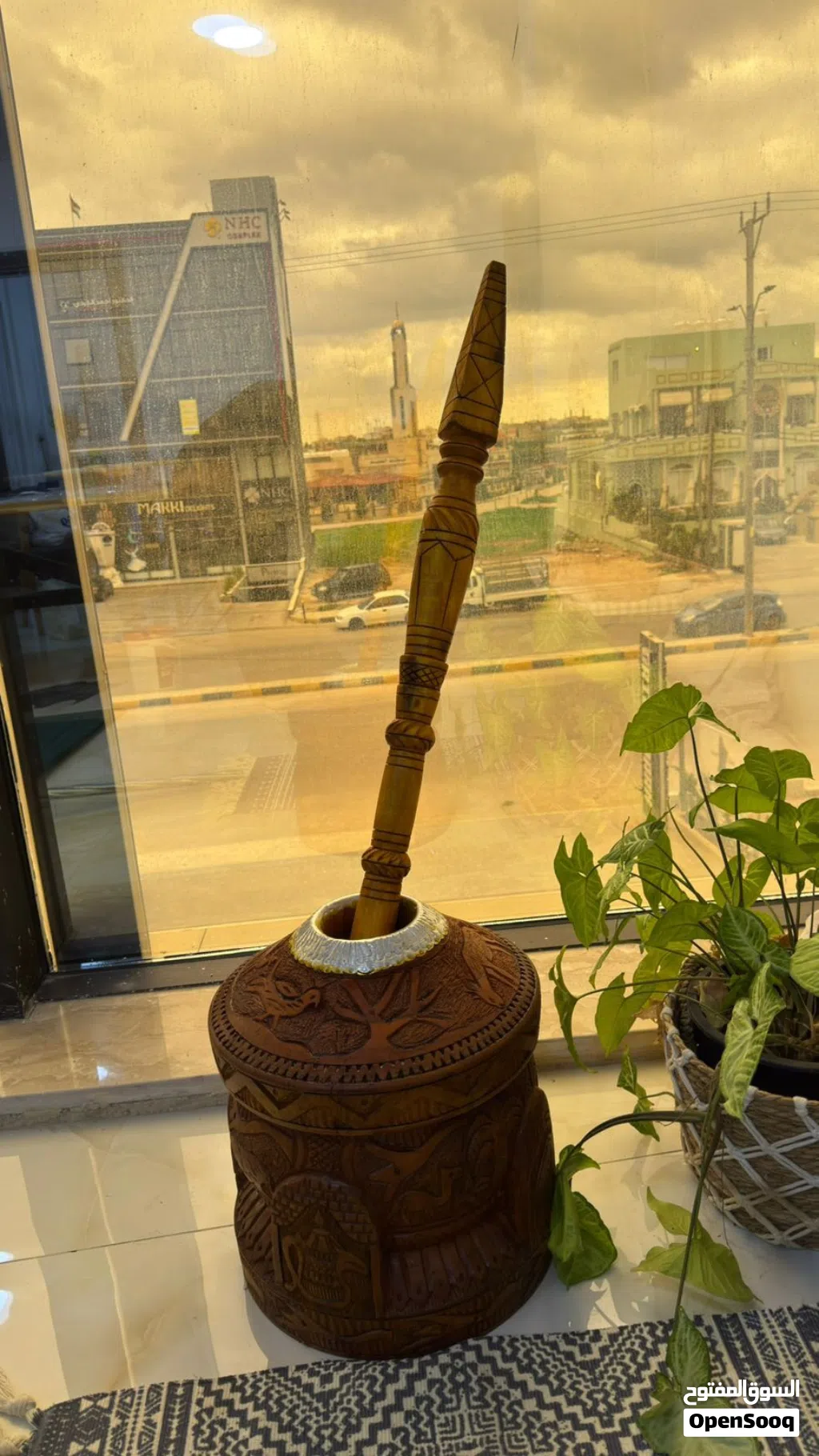 مهباش من الخشب الطبيعي