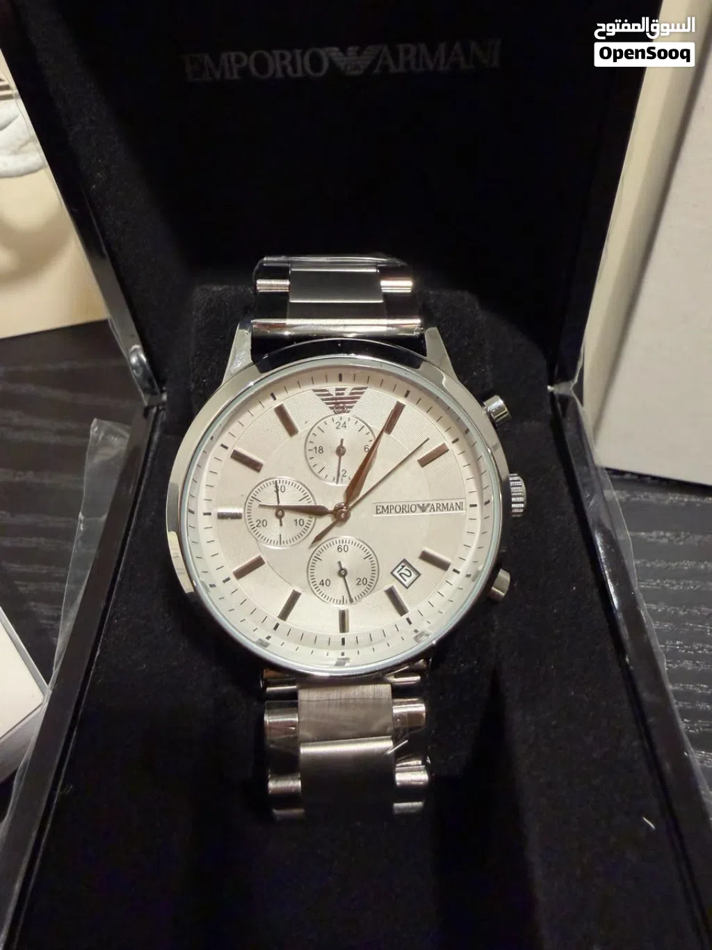 Emporio Armani AR11169 Mens Chronograph Watch New Full Set/ جديده كامل المرفقات ساعة إمبوريو أرماني