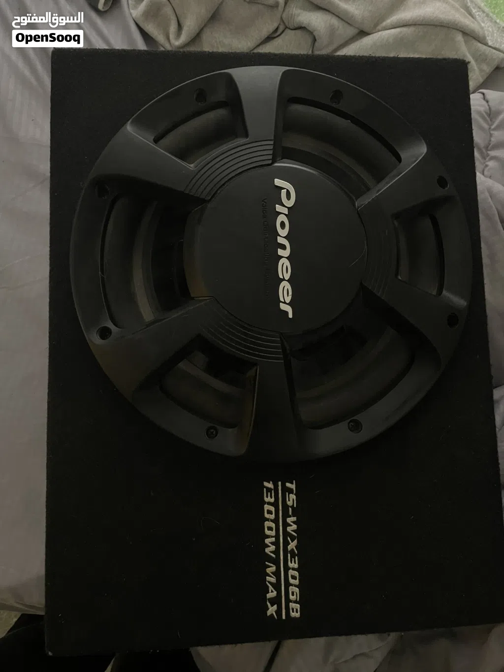 Pioneer TS-WX306B سبووفر بايونير مقاس 12 إنش، شغال, نظيف, للتواصل خاص او واتس
