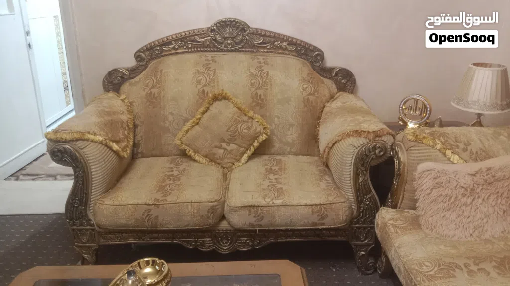 طقم كنب خشب زان