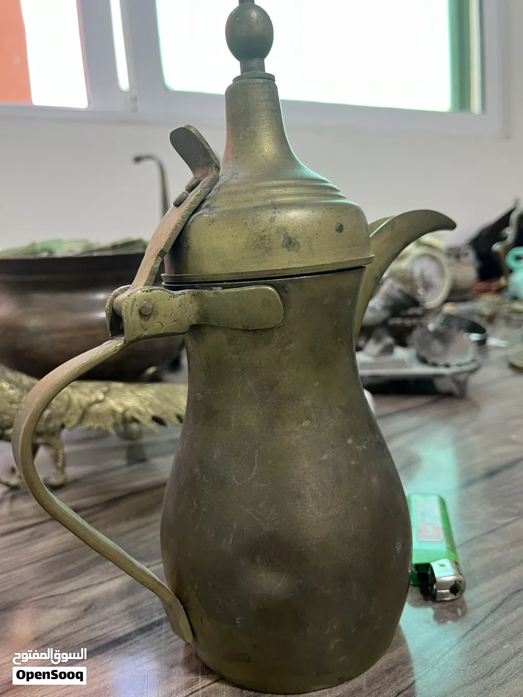 دله قهوه قطعه مميزه من علامة رسلان مختومه بحاله جيده السعر 20 دينار