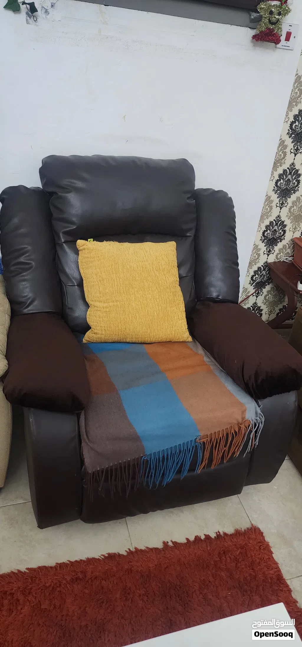 Sofa recliner, Carrom board,Iron board & Table