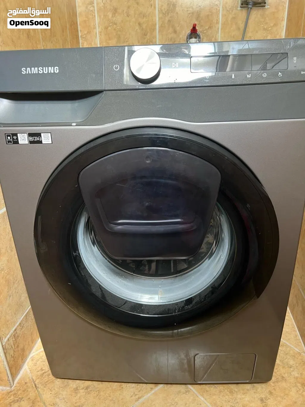 9kg Stainless steel Samsung Smart washing machine