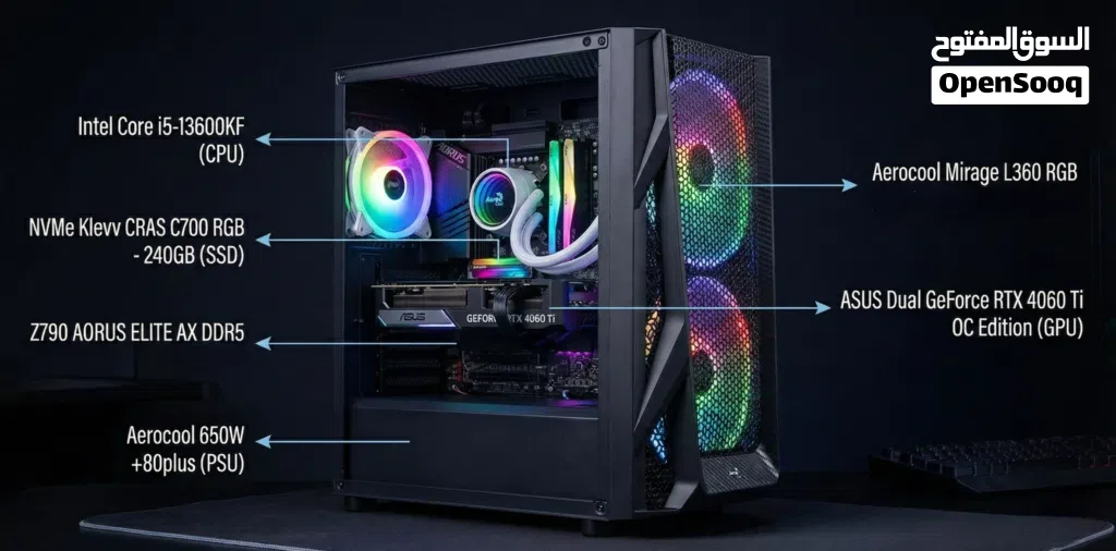 تجميعة كمبيوتر gaming PC High performance