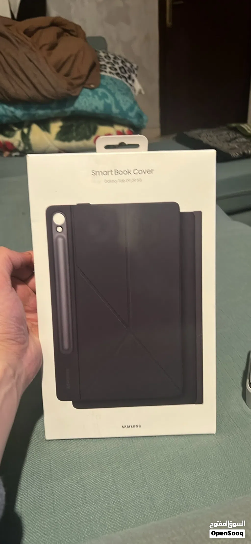 غطاء Samsung Galaxy Tab S9 s9 fe s10 s10fe Smart Book Cover الأصلي (جديد ومغلف)