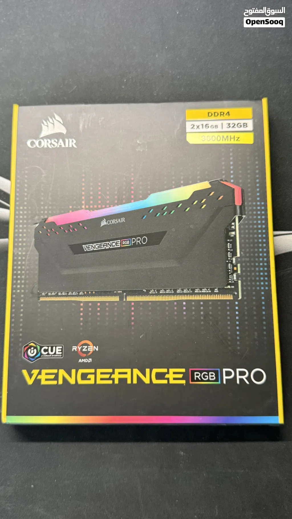 رامات Corsair Vengeance RGB Pro 32GB (2x16GB) DDR4 3600MHz RAM
