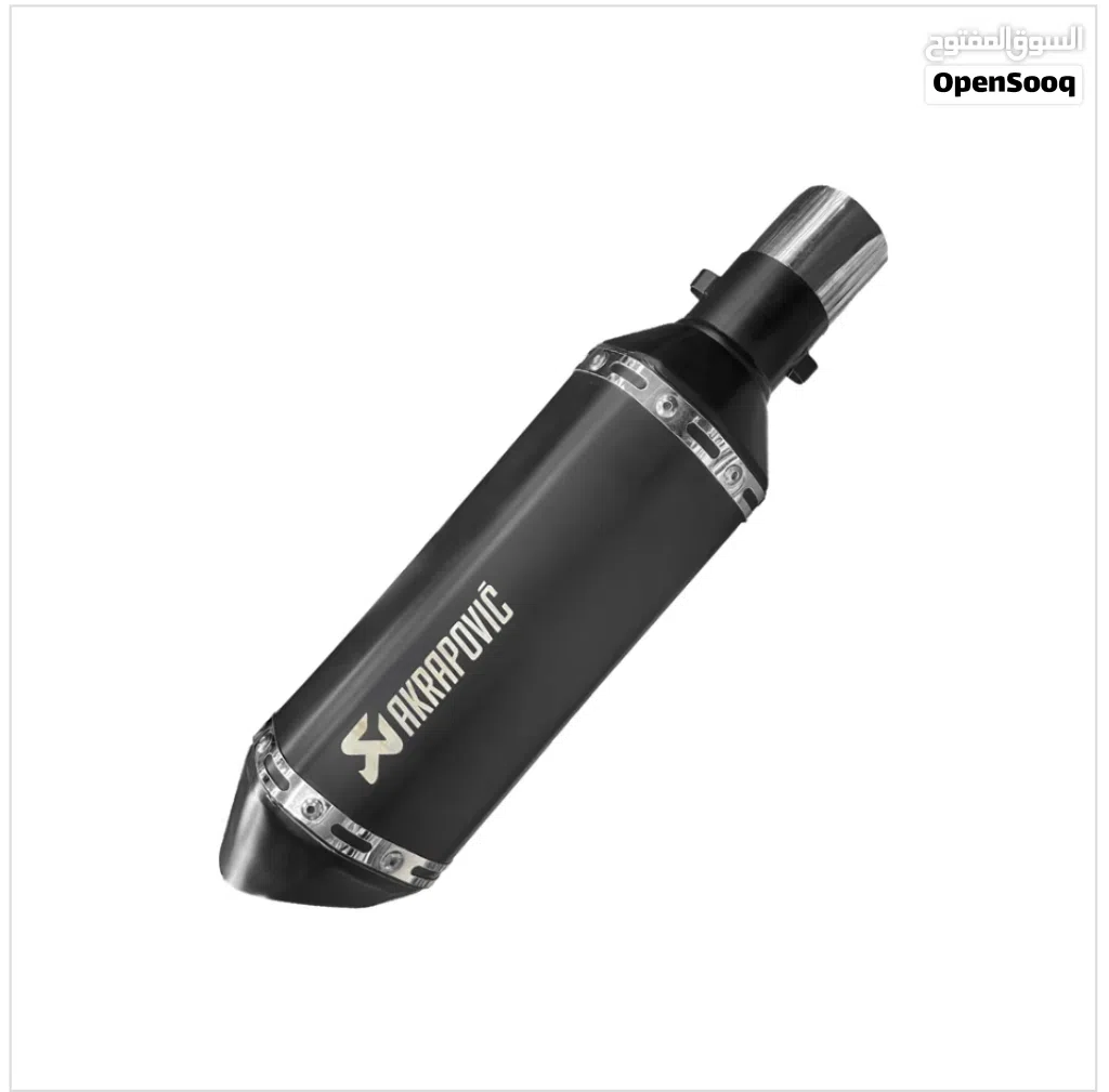 AKRAPOVIC Universal Hexagon Exhaust Matte Black - 875543