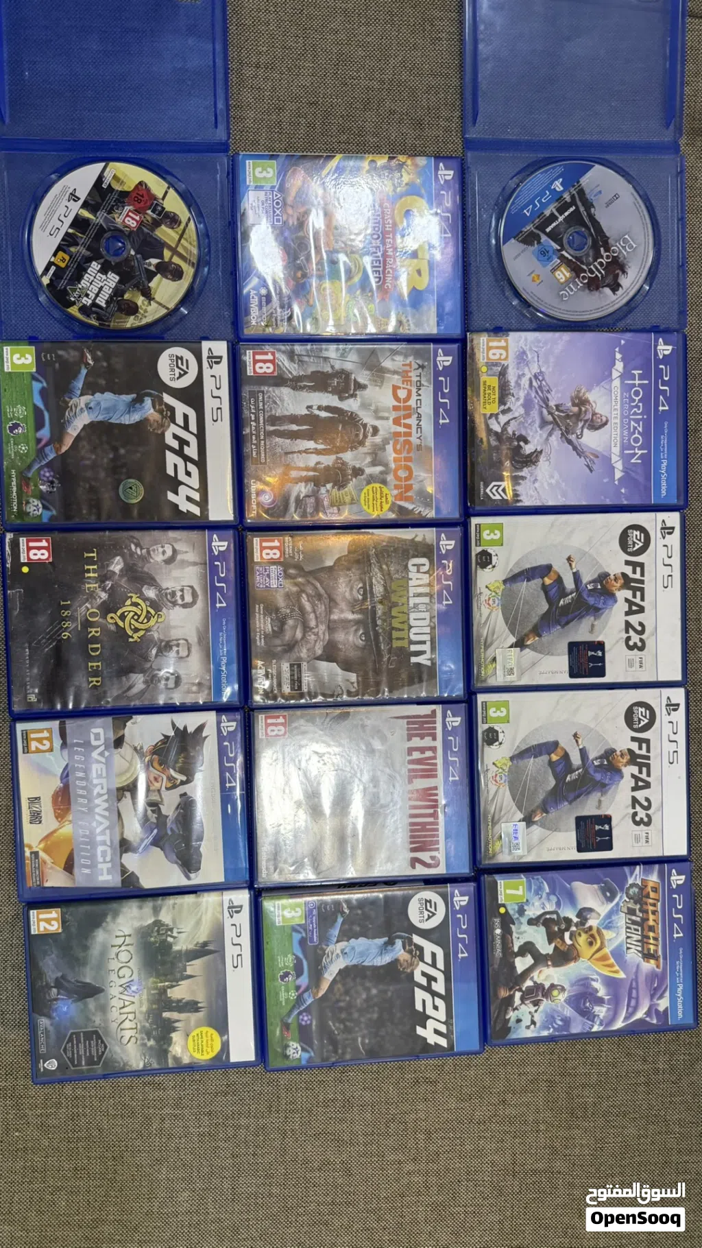 PS4 PS5 cds for sale