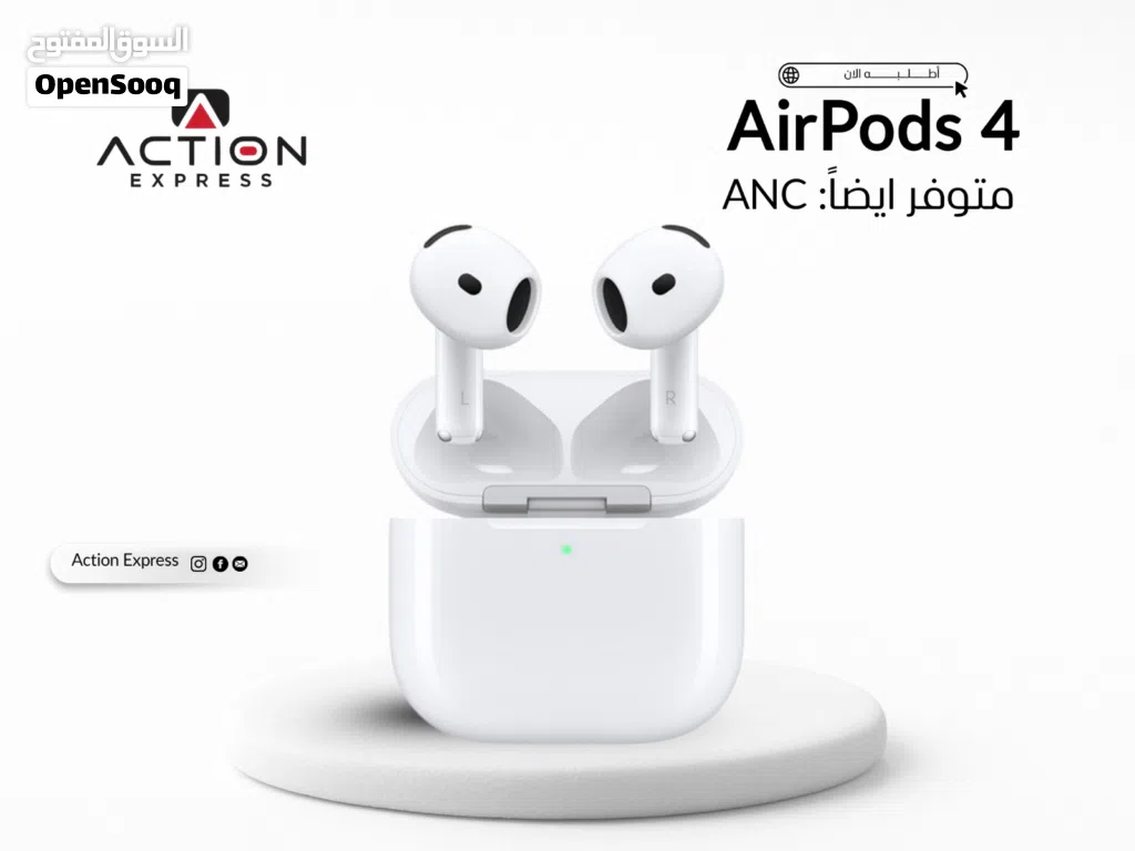 APPLE AIR PODS 4 NEW // سماعه ابل ايربودس 4 الجديده كلياً