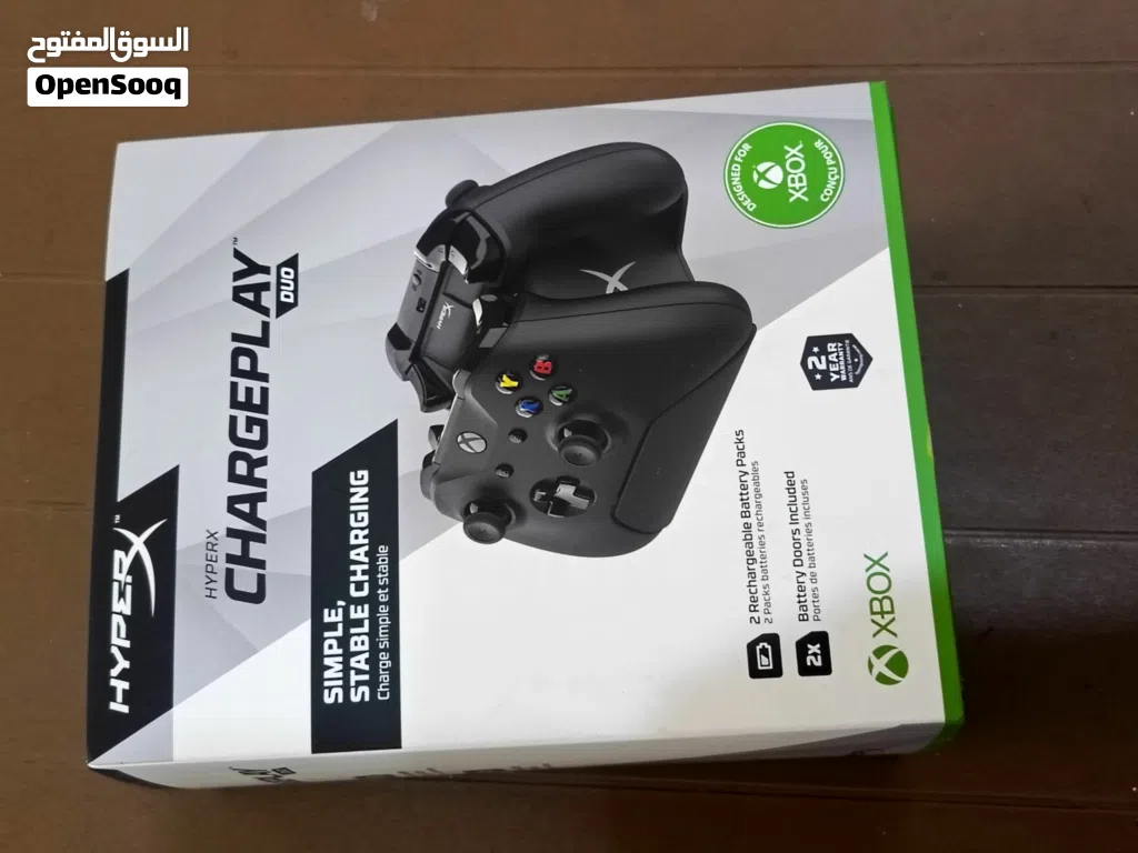 بطاريات شحن لأجهزة Xbox جديدة مسكرة غير مستخدمة أصلية نوع Kingston .. hyper x