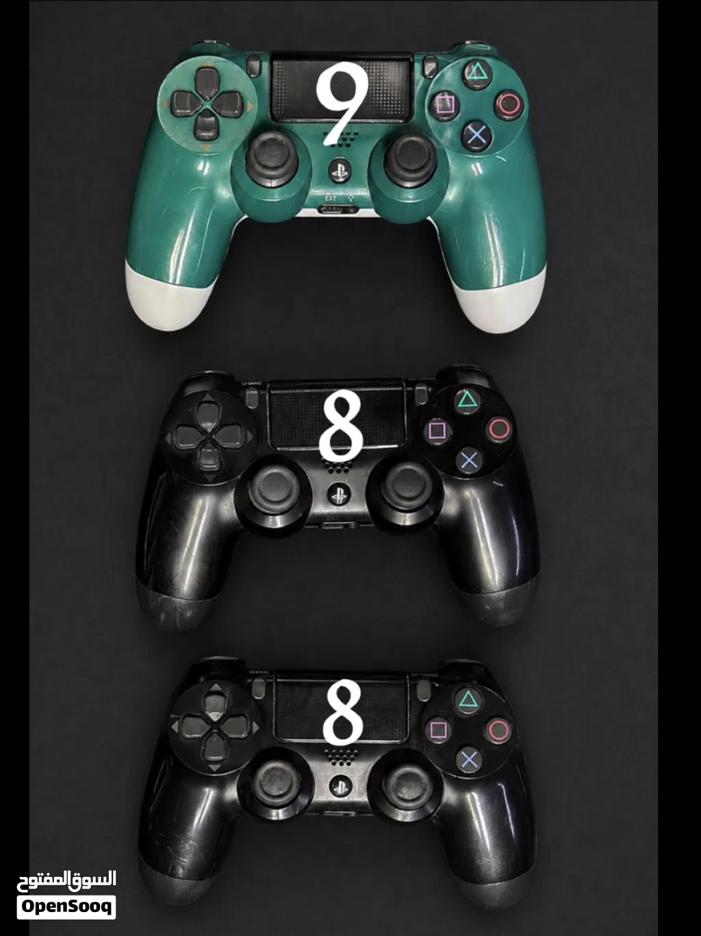 كنترولرات ps4 اصليه بحالة جيده