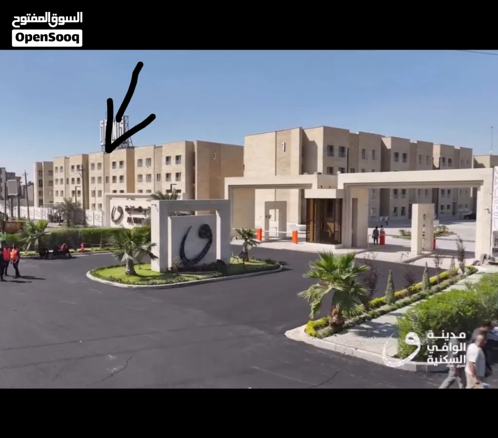 شقة دوبلكس 125 متر اطلالة مميزة جدا جاهزة للسكن في مجمع الوافي السكني كاش بدون قرض