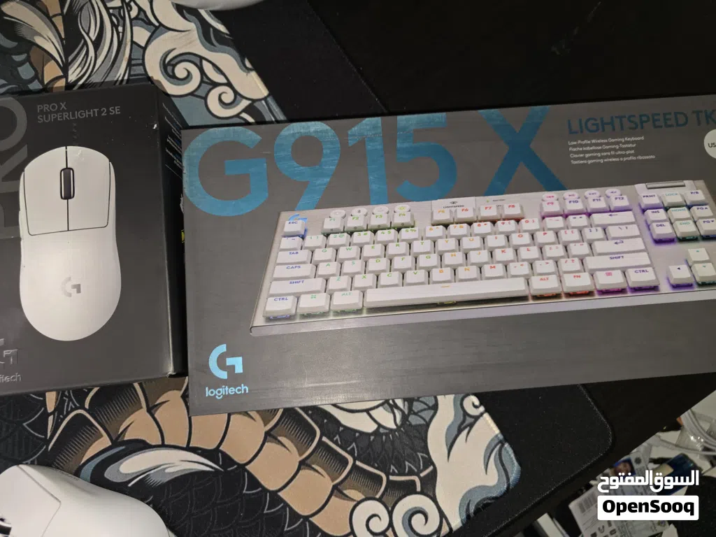 للبيع كيبورد وماوس احترافي من logitech