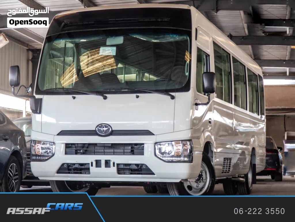 جديد و حصريا فقط لدى معرض عساف اخوان لتجارة السيارات Toyota coaster 2026