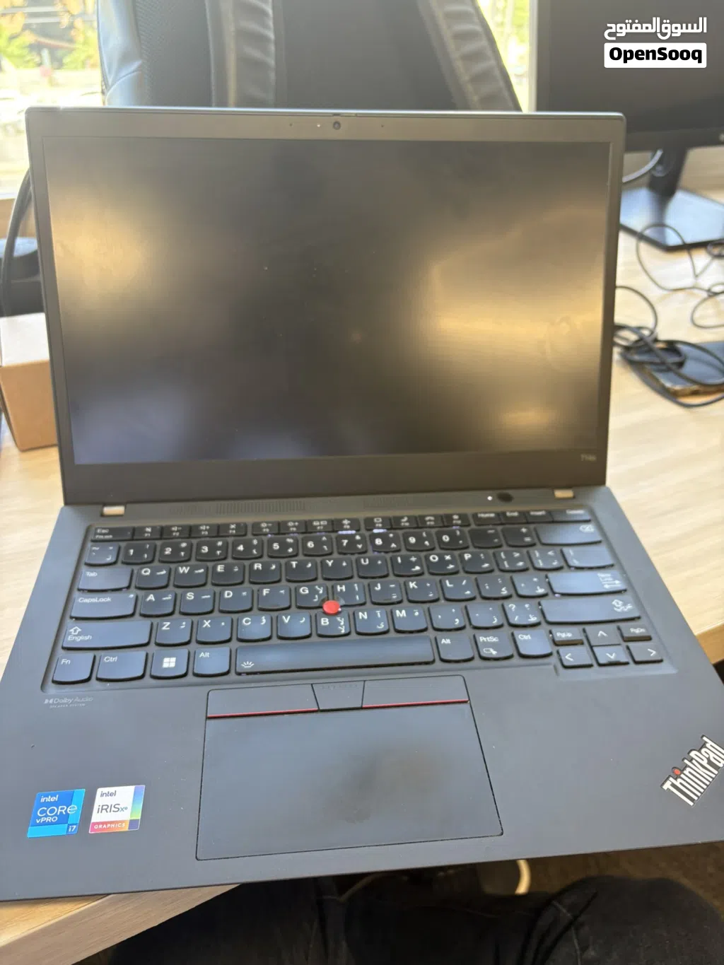 lenovo thinkpad t14s g2 used with charger and laptop bag