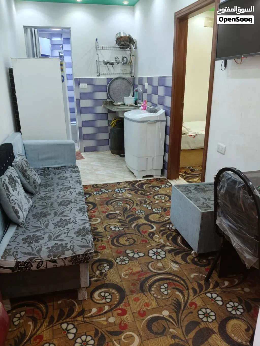 من المالك بدون عمولات استديو مفروش للايجار غرفه وصاله