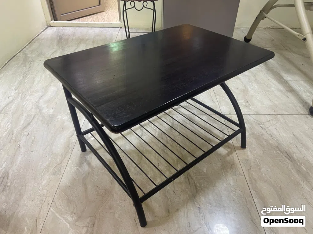 Black table