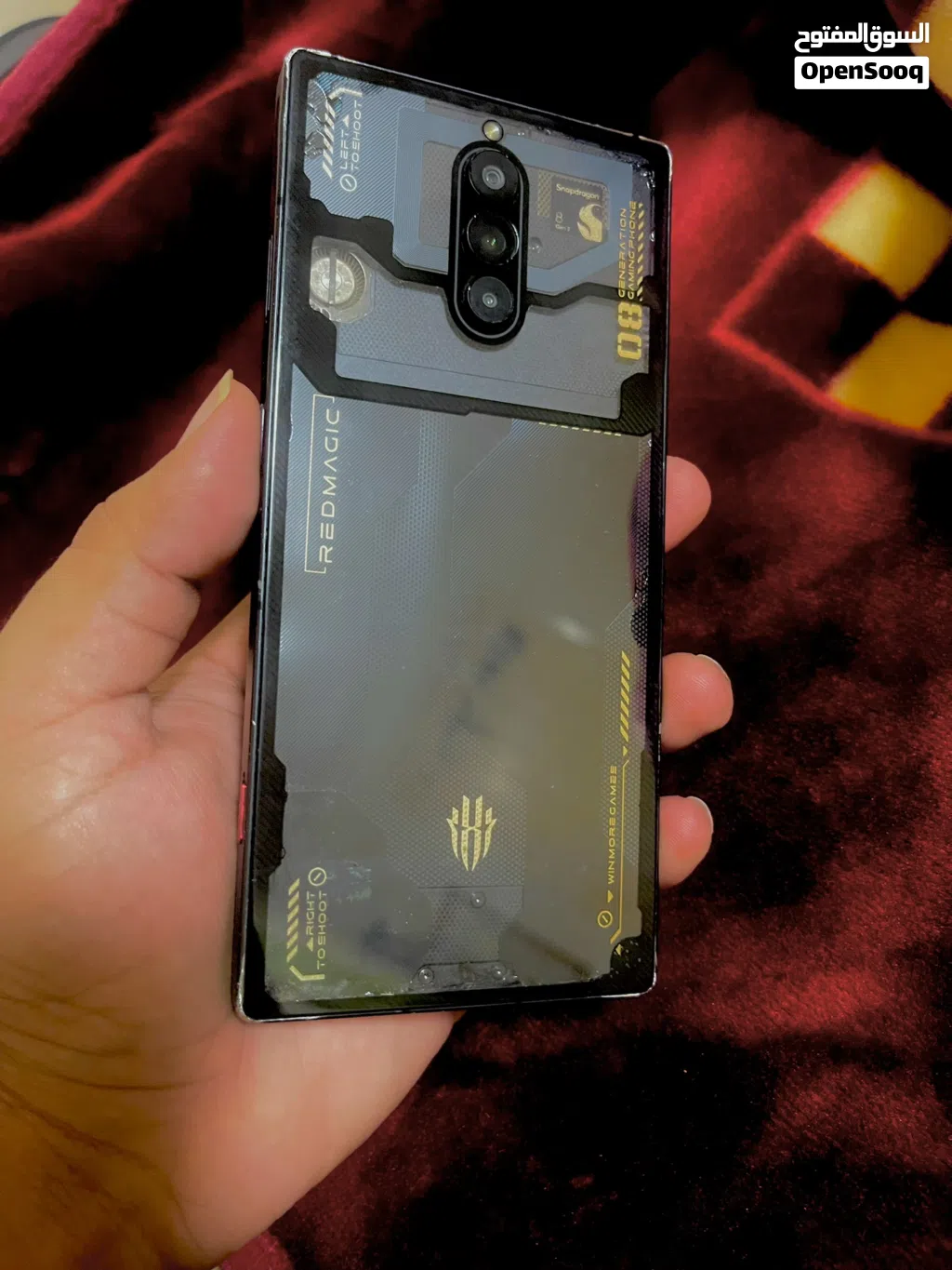 Red magic 8 pro 16+12 Ram 512 memory finger sensor not working powerful phone for gaming