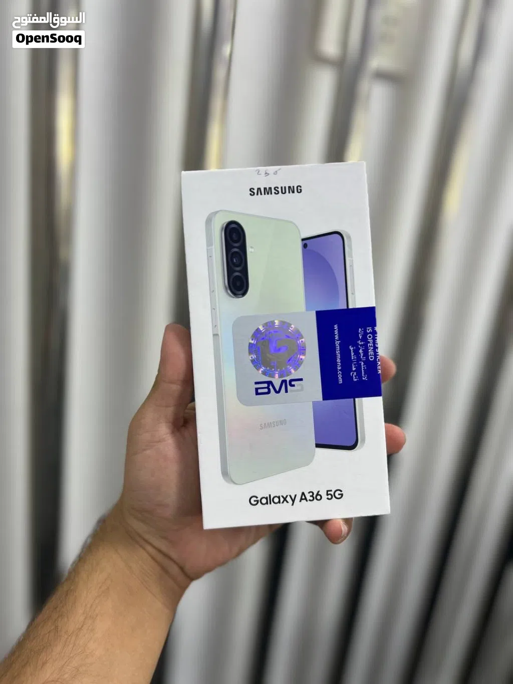 Samsung A36 8RAM / 256GB جديد مسكر بالكرتونة كفالة الوكيل الرسمي وشركتنا 3 سنوات